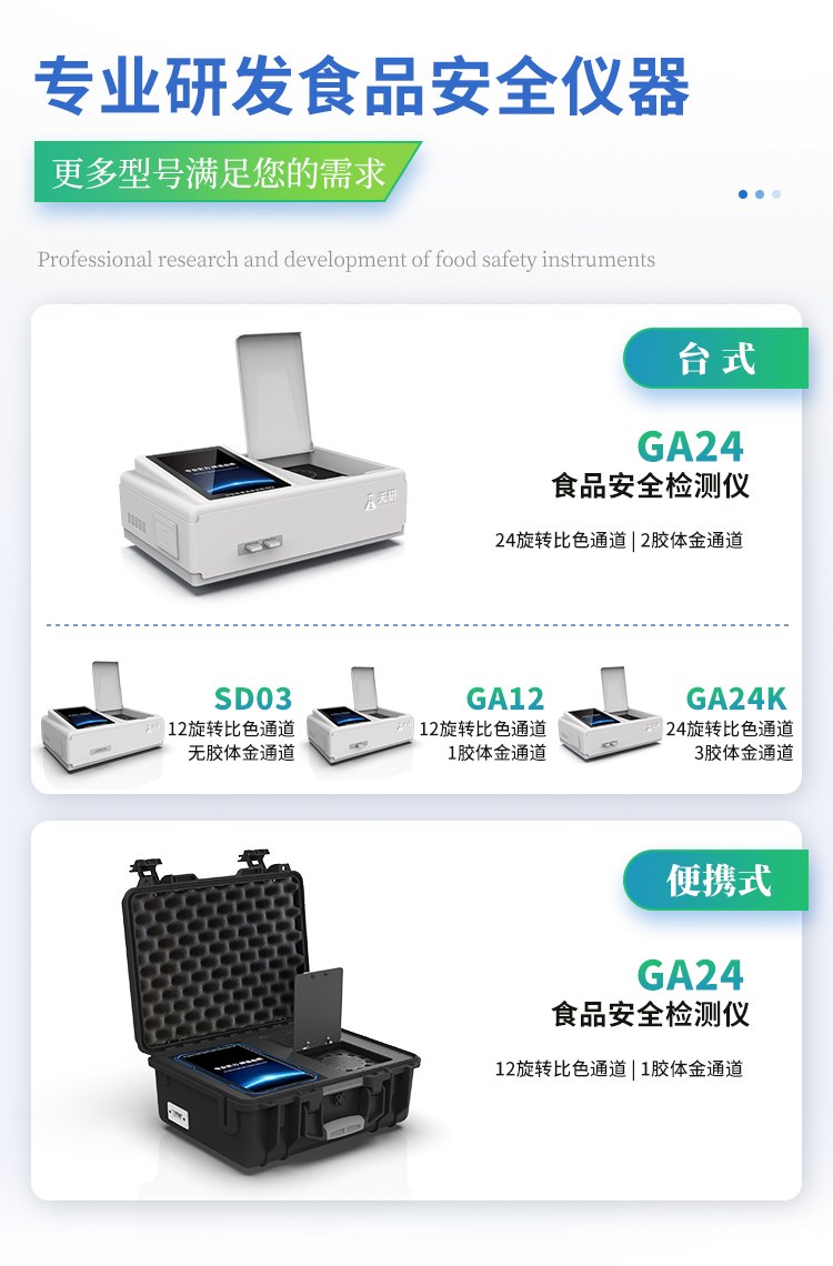 单金标食品检测仪