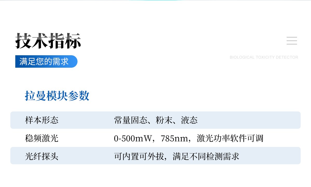 集成式拉曼多功能检测仪