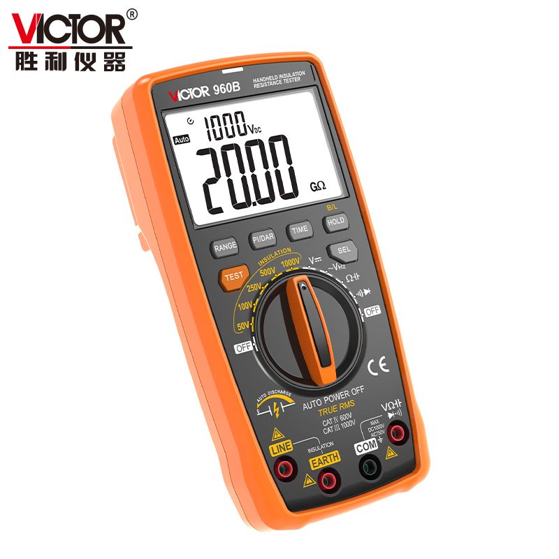 VICTOR 960B 手持式绝缘电阻测试仪