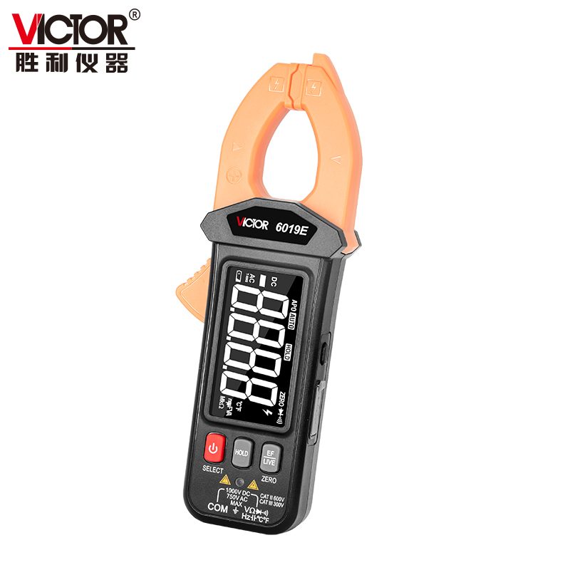 小型锂电钳形表VICTOR 6019D/6019E 图2