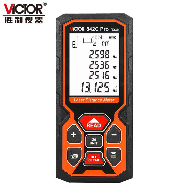 VICTOR 842A Pro/842B Pro/842C Pro 激光测距仪（二合一红光测距） 图2