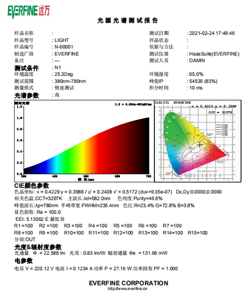 PCE-2000 光色电测试系统