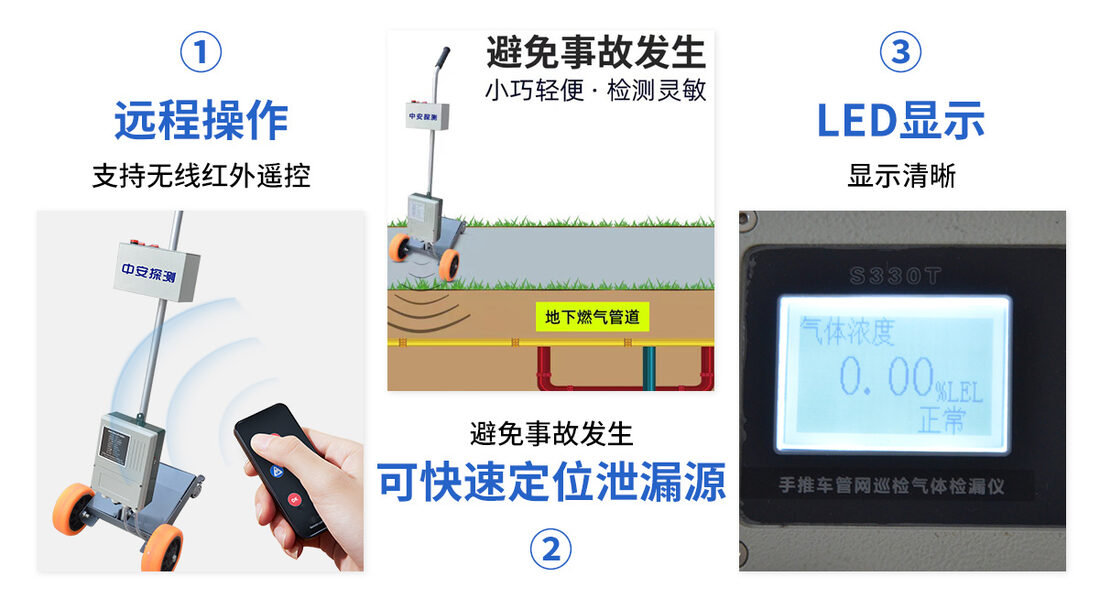 S330T手推车式燃气检漏报警仪器_05
