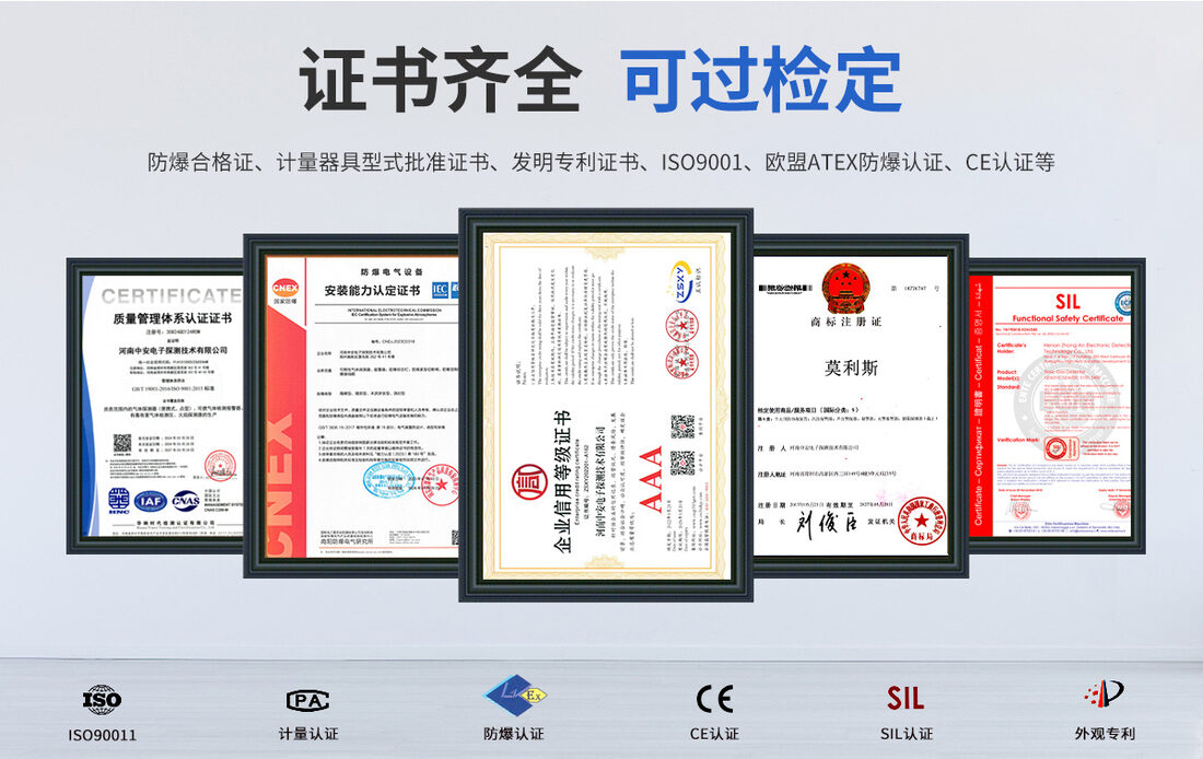 河南中安探测GSS-GP302秒表式四合一气体检测报警器_06