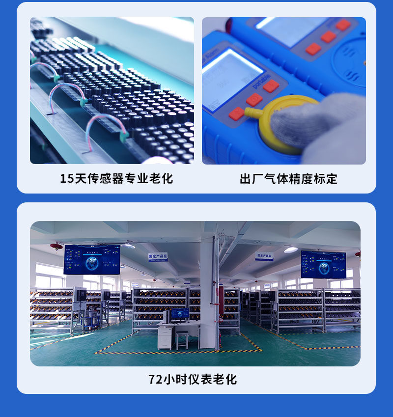 河南中安S318便携式六合一气体检测仪实拍_老化