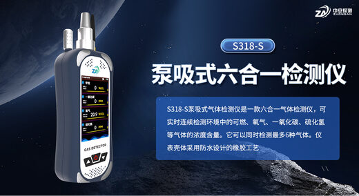 S318-S 便携式气体检测仪的采样方式是什么？