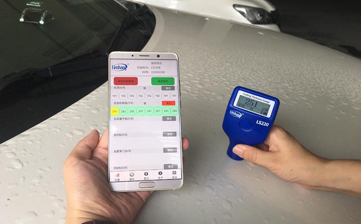 怎么使用漆膜仪判断漆面数据正不正常？