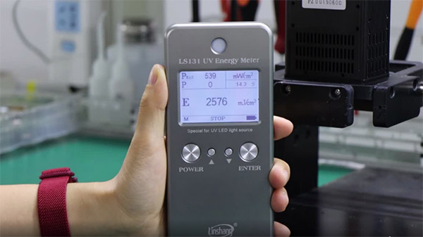 LS131测试紫外固化光源的测试数据 LS131测试紫外固化光源的测试数据