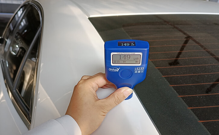 LS233漆膜仪实测车漆 LS233漆膜仪实测车漆