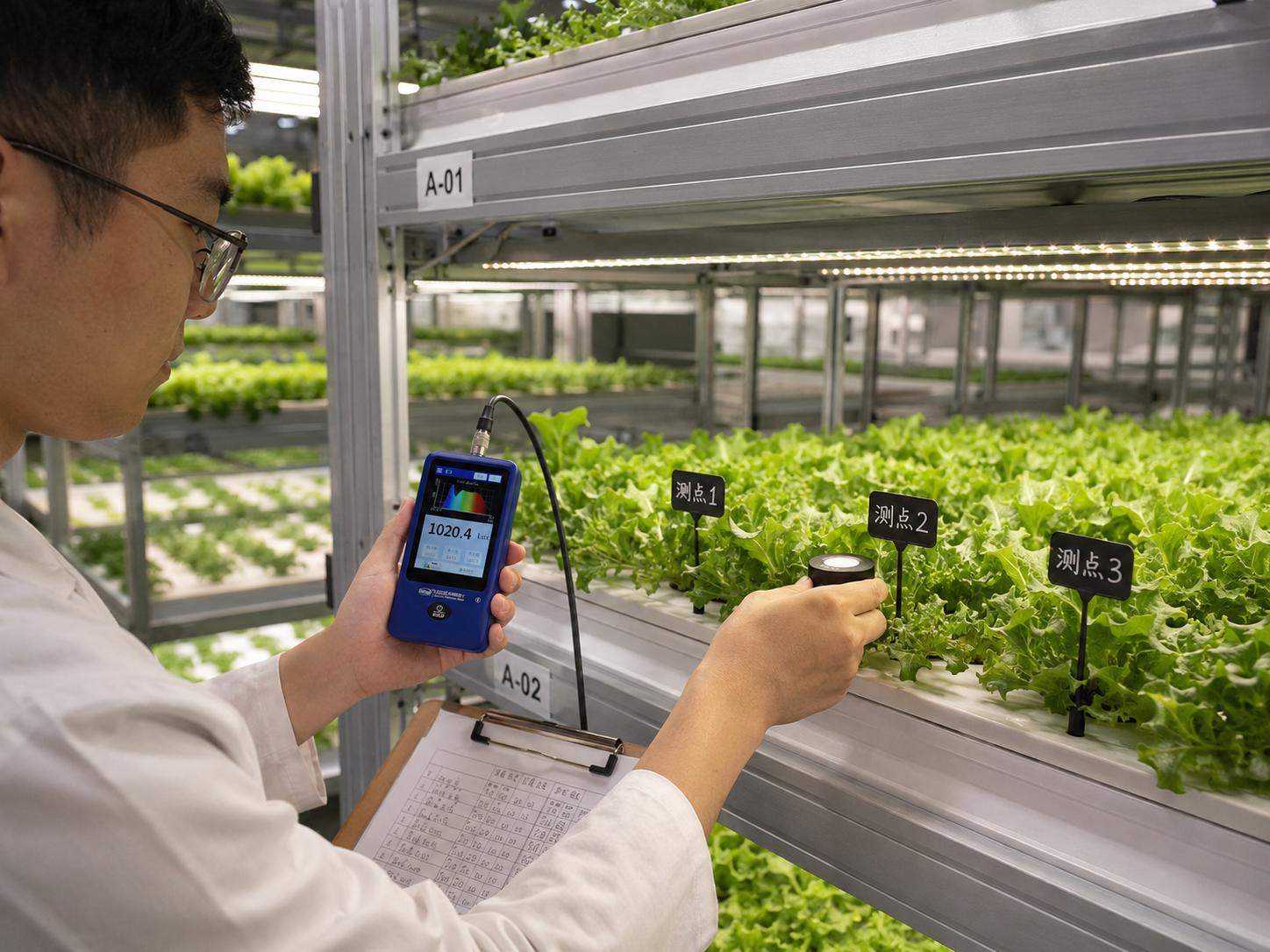 LS335植物照度计在温室与植物工厂中的PPFD检测方案