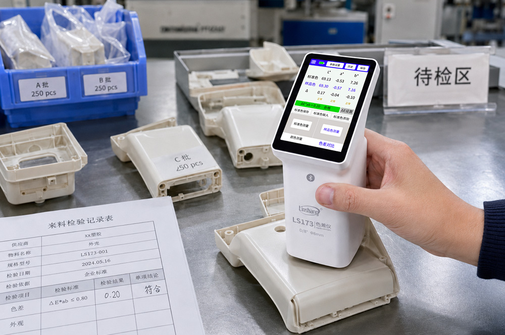 便携式分光色差仪如何帮企业工厂实现色差全流程标准化管理
