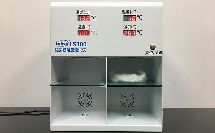 LS300隔热膜温度测试仪测量珍珠棉完毕 LS300隔热膜温度测试仪测量珍珠棉完毕