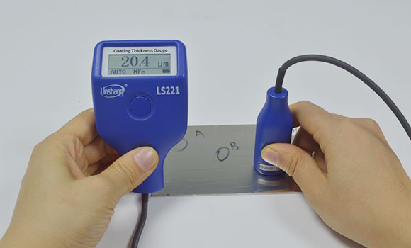 怎样使用LS221干膜测厚仪测量干膜厚度？