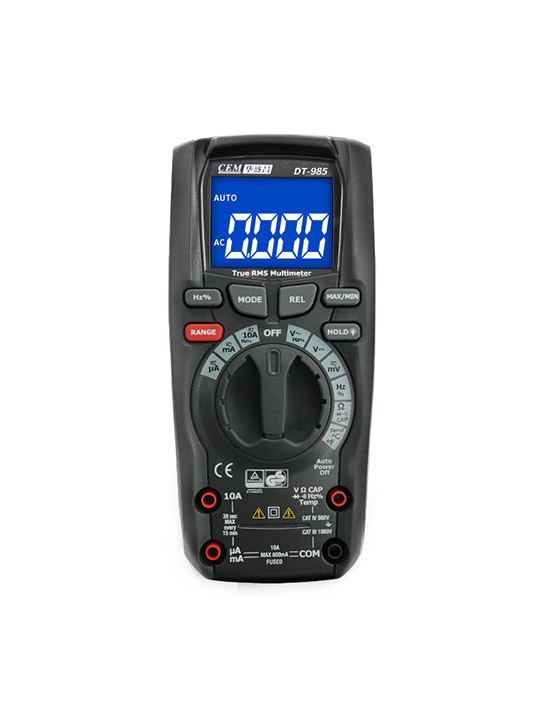 DT-985/987/987BT工业级真有效值数字万用表