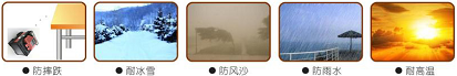防尘、防水、防摔，环境适应性强