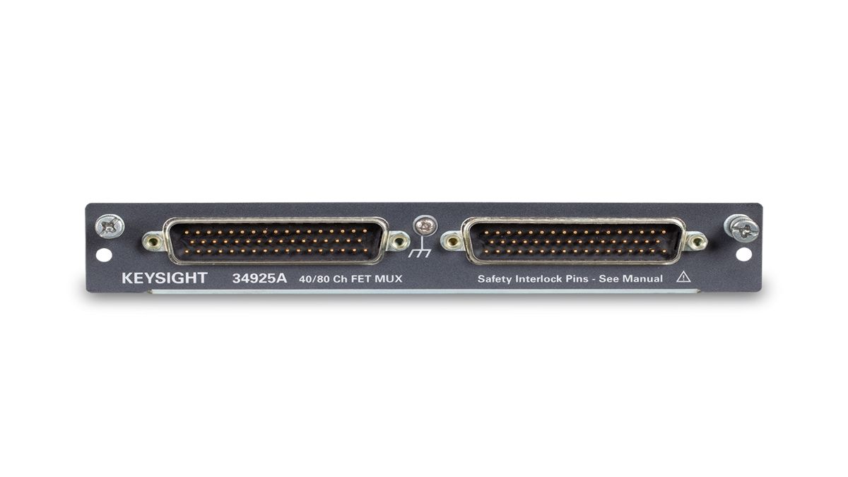 34925A 用于 34980A 的 40/80 通道光隔离 FET 多路复用器