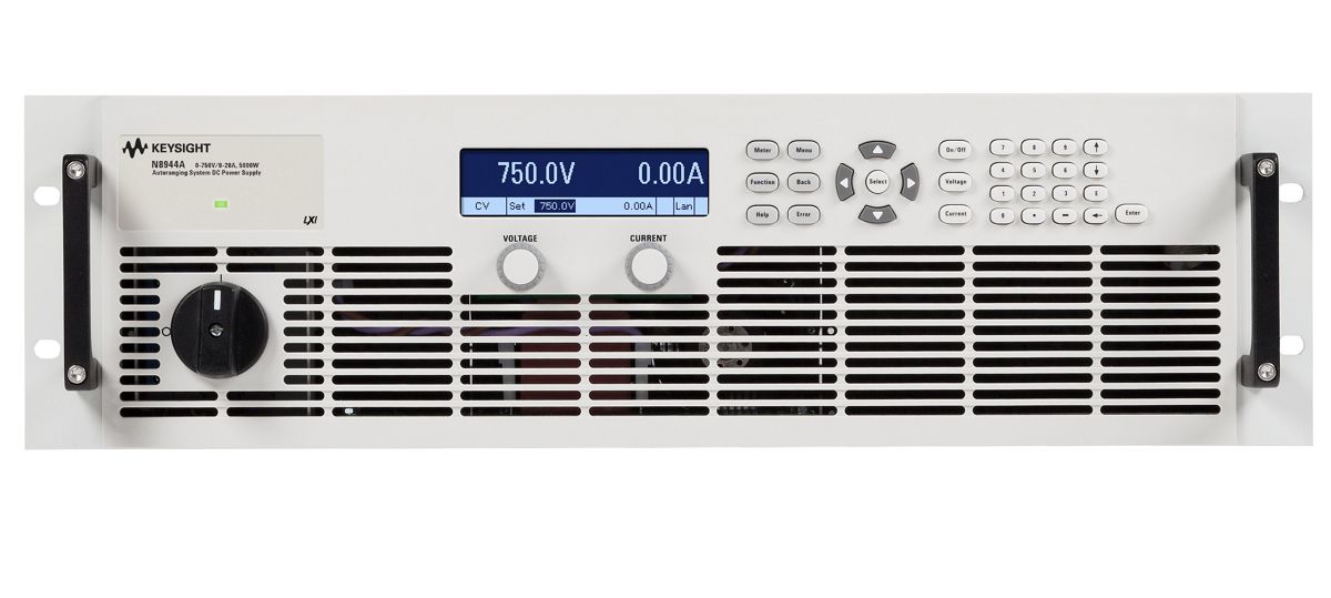 N8944A 自动量程调节直流电源，750 V，20 A，5000 W，400 VAC