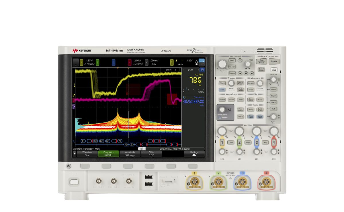 DSOX6B10T604BW 6000 X 系列 4 通道示波器带宽升级：1 GHz 至 6 GHz