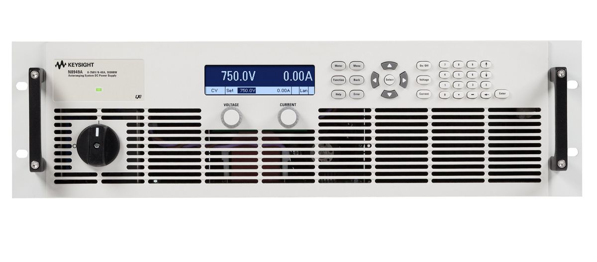 N8949A 自动量程调节直流电源，750 V，40 A，10000 W，400 VAC