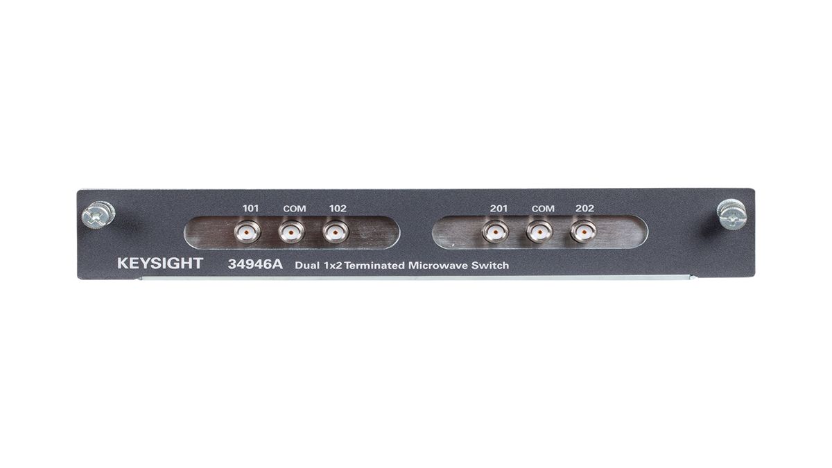 34946A 用于 34980A 的双路 1x2 单刀双掷（SPDT）终端微波开关模块