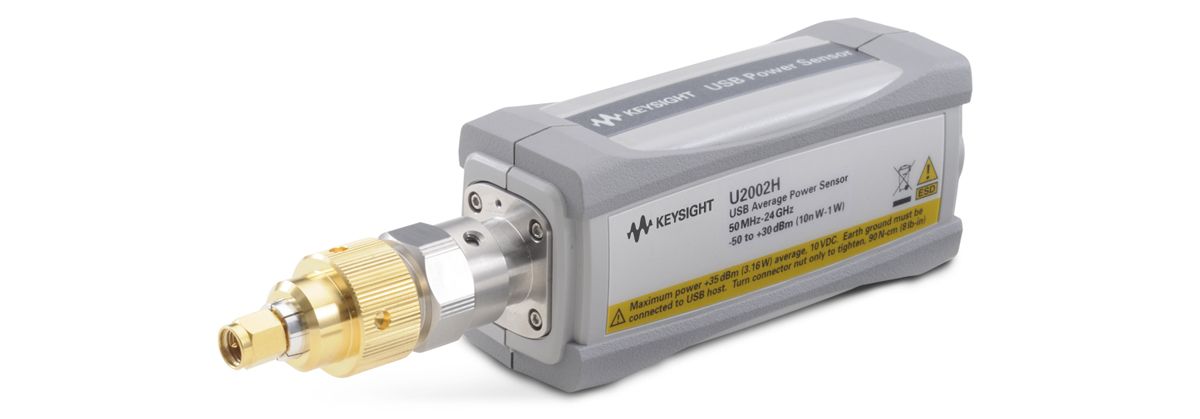 U2002H USB 功率传感器，50 MHz 至 24 GHz