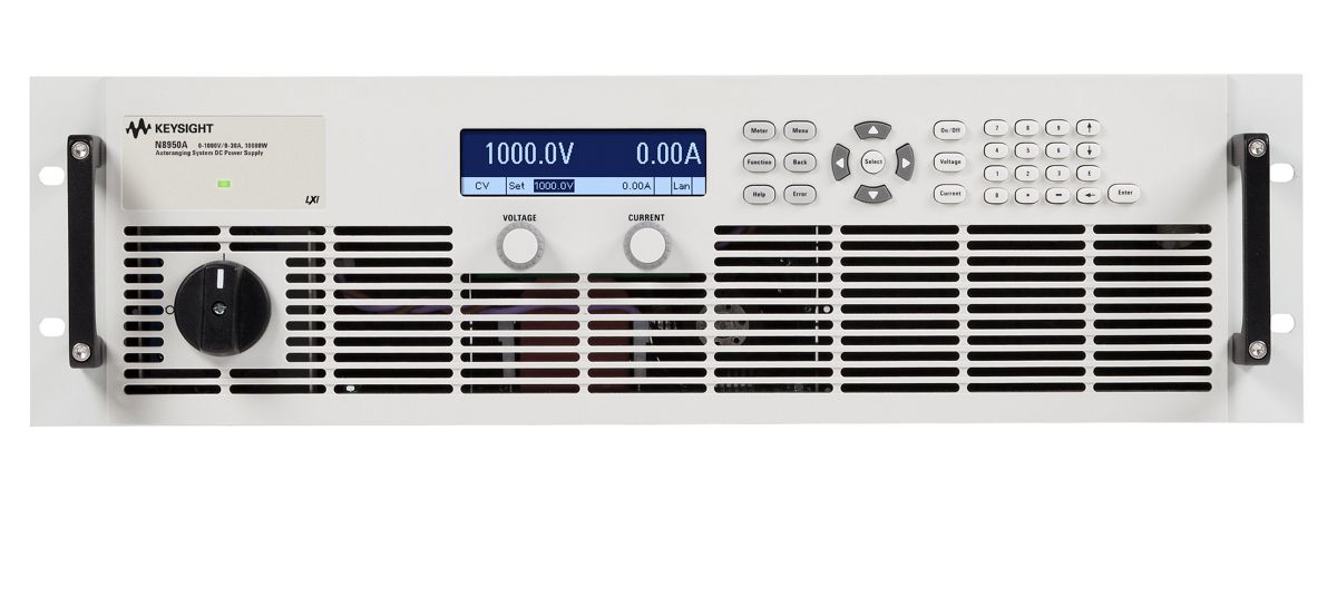 N8950A 自动量程调节直流电源，1000 V，30 A，10000 W，400 VAC