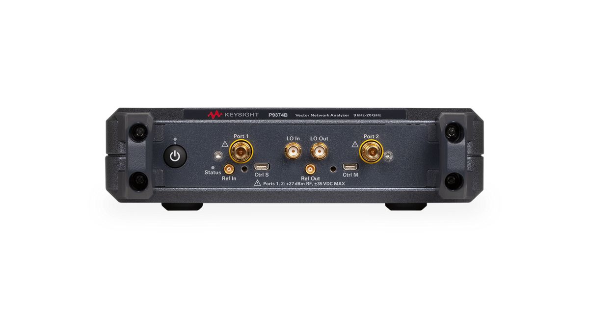 P9372B 精简系列矢量网络分析仪，9 kHz 至 9 GHz，2 端口
