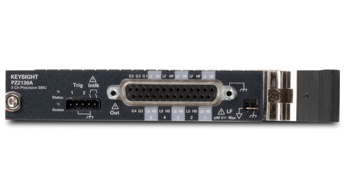 PZ2130A 高通道密度精密源表模块（100 pA，30 V）