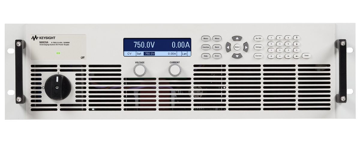 N8929A 自动量程调节直流电源，750 V，40 A，10000 W，208 VAC