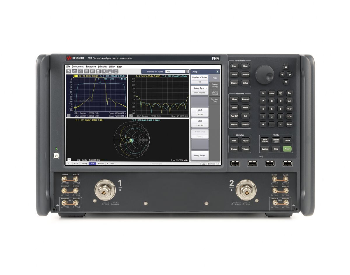 专业矢量网络分析仪: N5222B | 是德科技Keysight