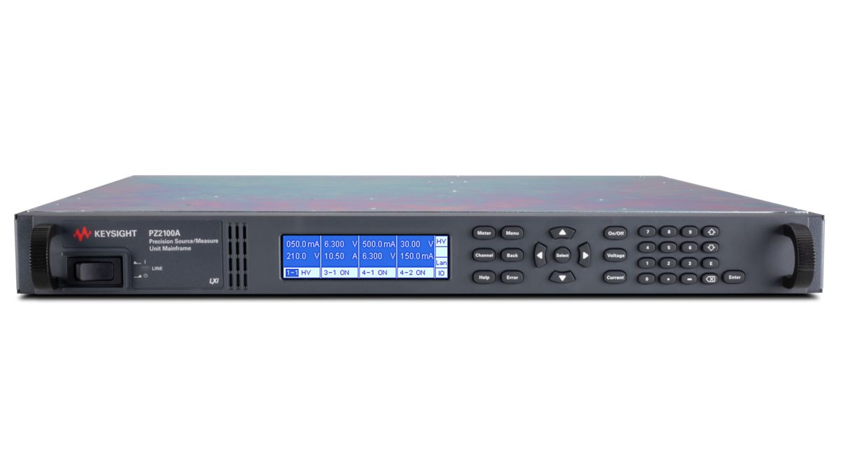 PZ2100A 高密度精密型 SMU 主机（4 插槽，1U）