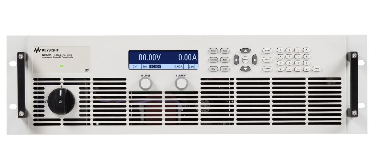 N8920A 自动量程调节直流电源，80 V，170 A，5000 W，208 VAC