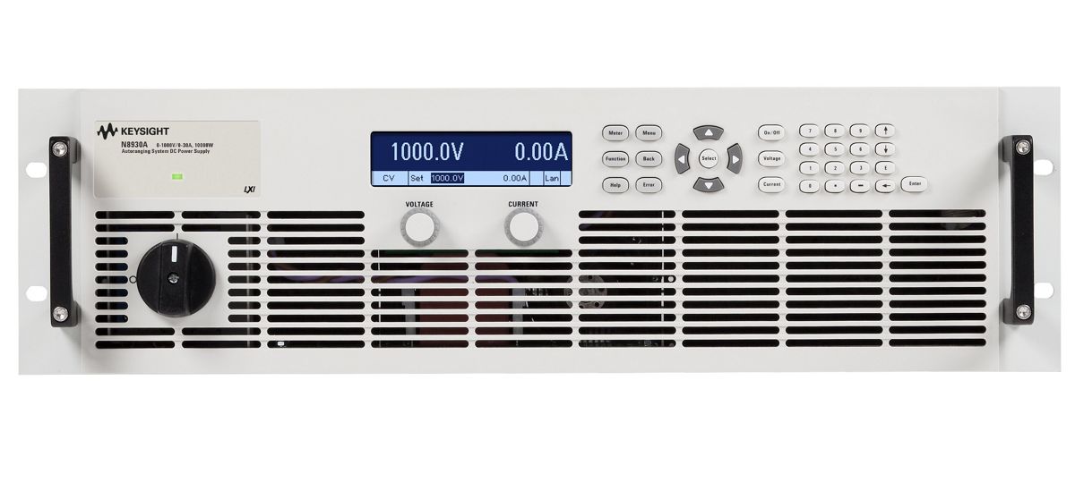 N8930A 自动量程调节直流电源，1000 V，30 A，10000 W，208 VAC