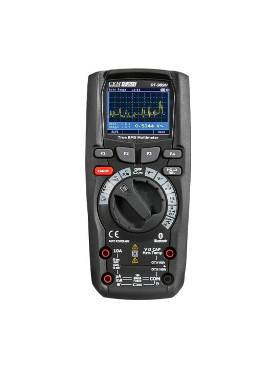 DT-988HBT/DT-989/DT-989H 工业级专业彩屏真有效值数字万用表