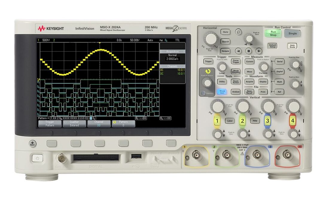 DSOX2024A 示波器：200 MHz，4 个模拟通道