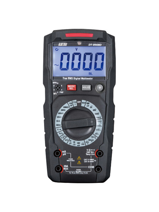 DT-8908D 全保护型手动量程数字万用表