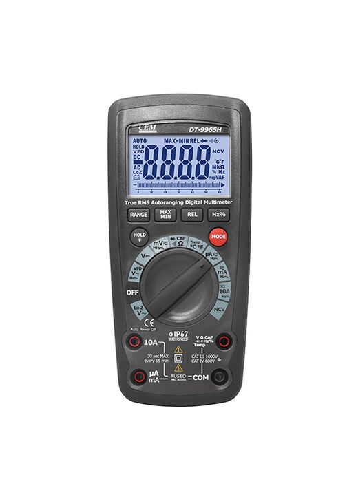 DT-9965H 工业型6000位真有效值万用表