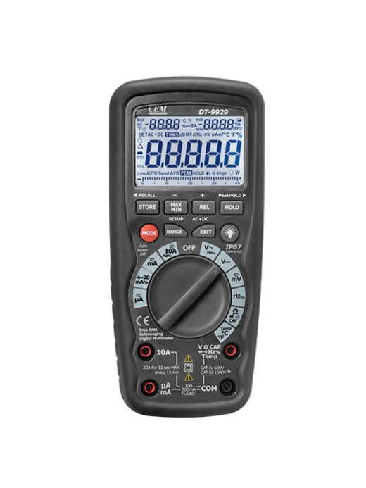 DT-9929/9939 40000位真有效值高精度数字万用表