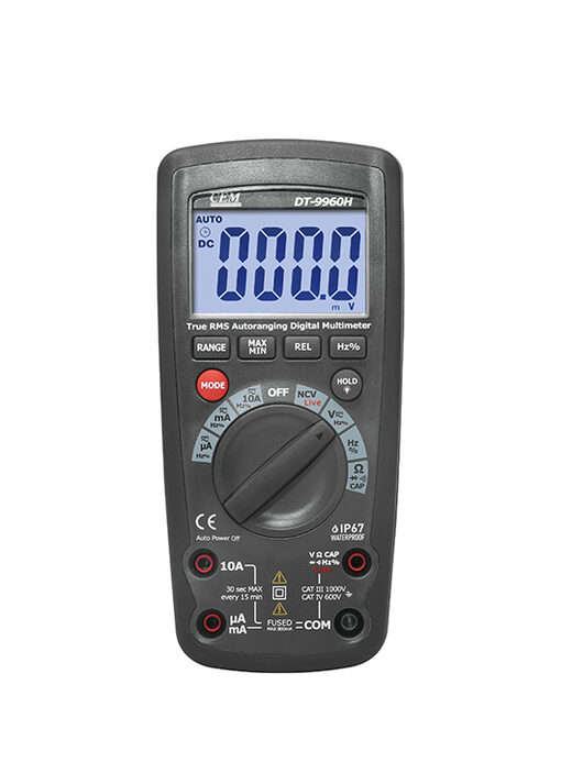 DT-9960H 工业型6000位真有效值万用表