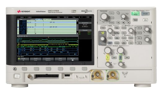 DSOX3102A 示波器：1 GHz，2 个模拟通道