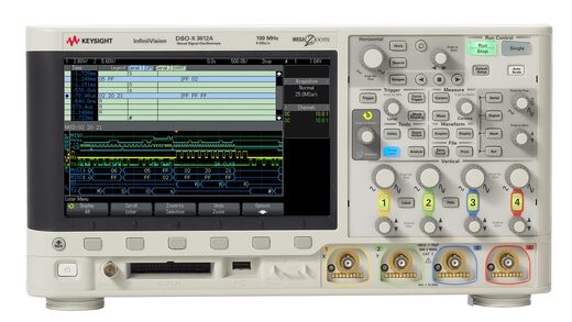 DSOX3012A 示波器：100 MHz，2 通道