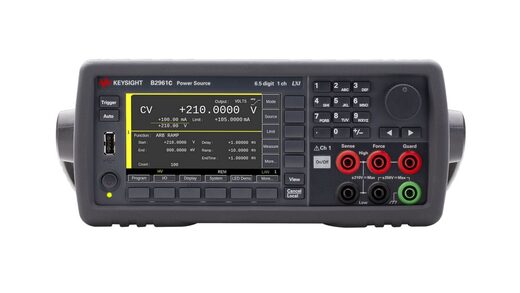 B2961C 6.5 位低噪声电源，210 V，3 A，1 通道