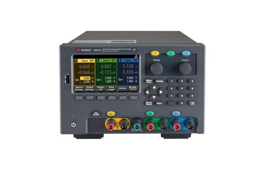E36312A 80W 三路输出电源，6V，5A 和 2X 25V，1A