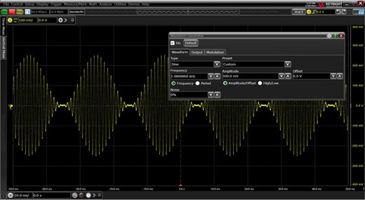 用于 Infiniium EXR 系列的 EXR2WAV 任意函数发生器，50 MHz