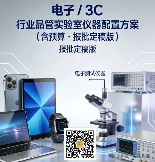 电子 / 3C 行业品管实验室仪器配置方案（含预算・报批定稿版）