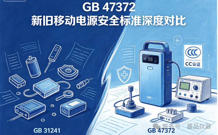 新旧标准深度对比｜GB 47372—2026移动电源新国标核心变革点全解析（嘉品仪器专属解读）