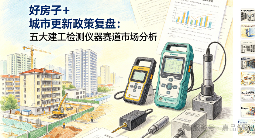 好房子+ 城市更新政策复盘：五大建工检测仪器赛道市场分析