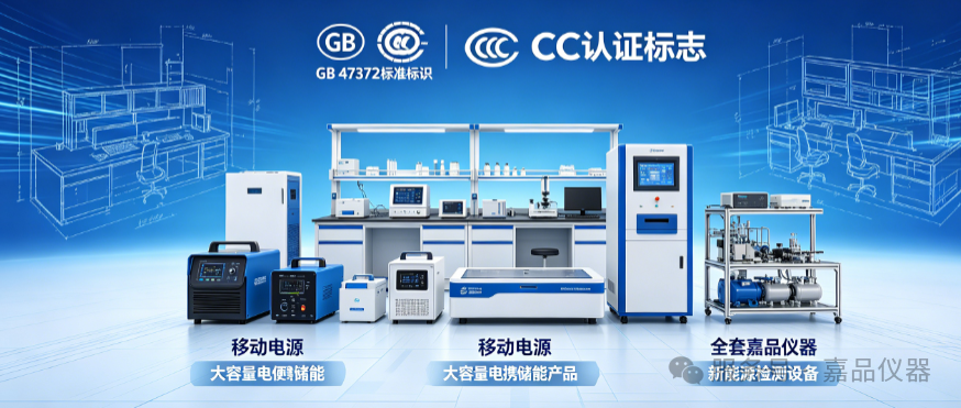 GB 47372 纳入 CCC 认证依据｜移动电源企业测试设备布局全攻略，嘉品仪器助力企业平稳合规过渡