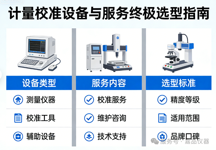 计量校准设备与服务终极选型指南：从内部溯源到第三方认证
