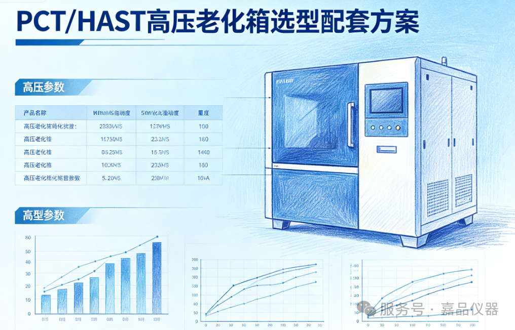 PCT/HAST 高压老化箱选型配套方案